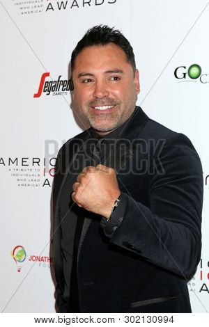 LOS ANGELES - MAY 19:  Oscar De La Hoya at the American Icon Awards at the Beverly Wilshire Hotel on May 19, 2019 in Beverly Hills, CA