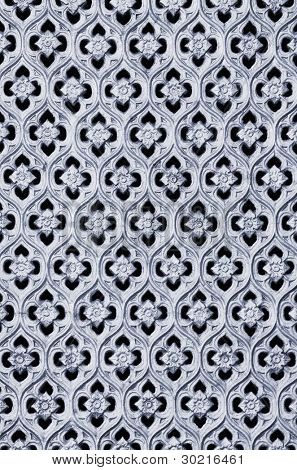 Wzór płytek rzeźbione dzieła sztuki kwiatowy metalowe