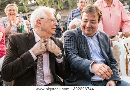 Caceres, Extremadura, Spain - May 20, 2019: Josep Borrel, Candidate For The Psoe In The European Ele