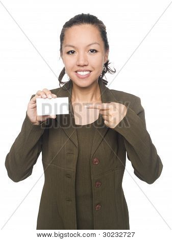 Imprenditrice - Businesscard vuoto