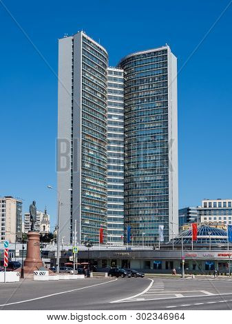 Moscow, Russia - May 18, 2019. Building Of The Secretariat Of The Council Of Mutual Economic Assista