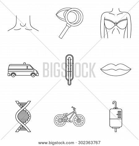 Humane Icons Set. Outline Set Of 9 Humane Icons For Web Isolated On White Background