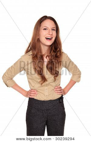 Empresária - rir sorriso bonito