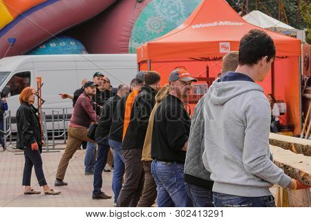Ternopol,ukraine-may 11 2019: Festival - Ternopil Gate 2019 In Ternopil,on Theater Square,ukraine