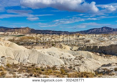 The Badlands Of Abanilla And Mahoya Near Murcia In Spain