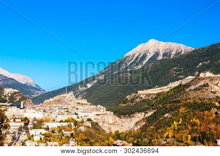 old fortification town Briancon in France
