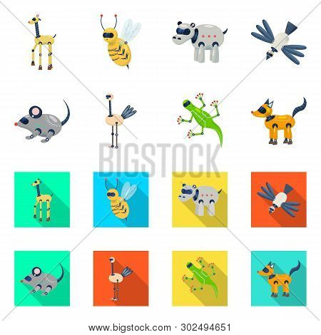 Vector Illustration Of Toy And Science Sign. Set Of Toy And Toy Stock Vector Illustration.