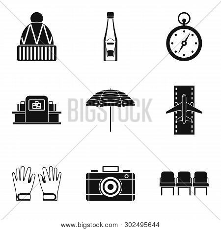 Slackness Icons Set. Simple Set Of 9 Slackness Icons For Web Isolated On White Background