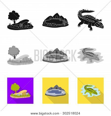 Vector Illustration Of Nature  And Fun  Icon. Collection Of Nature  And Entertainment Stock Vector I