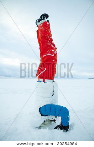 Headstand talvella