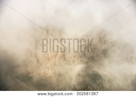 Peaks in Oza Valley, Pyrenees, Spain.