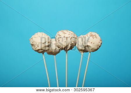 Party Cakepop Sweet Candy, Confectionery On Stick.