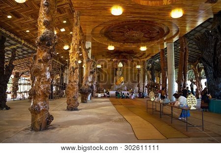 Sakon Nakhon, Thailand February 2, 2019 - Tham Pha Daen Wat Temple, Sakon Nakhon, Thailand