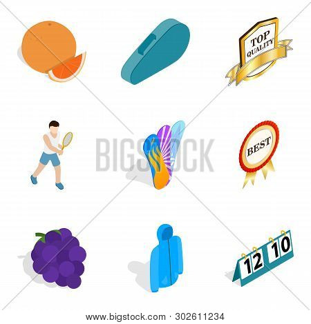 Pay Back Icons Set. Isometric Set Of 9 Pay Back Icons For Web Isolated On White Background