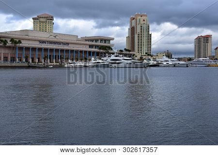 Tampa, Flordia, Usa - January 7, 2017: Tampa Convention Center