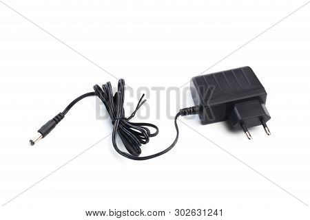 Acdc Power Adapter Isolated On White - Image