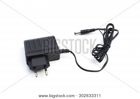 Acdc Power Adapter Isolated On White - Image