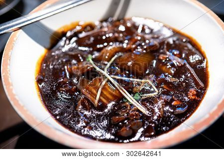 Jajangmyeon, Jjajangmyeon, Fried Sauce Noodle, Delicious Korean Traditional Noodles Cuisine With Kor