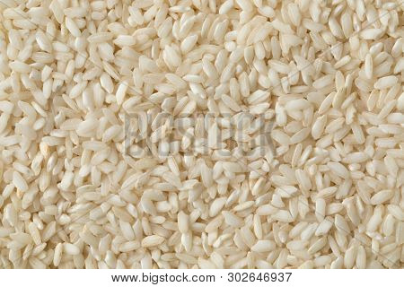 Italian Carnaroli risotto rice full frame