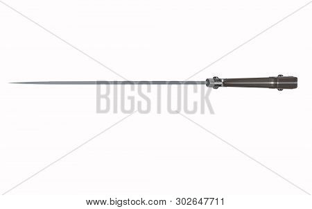 Chechen Dagger - Weapon Of The Caucasus - 3d Illustration