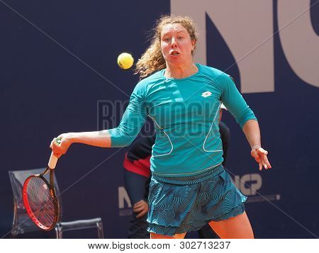 Nuremberg, Germany - May 23, 2019: German Tennis Player Anna-lean Friedsam At The Euro 250.000 Wta V