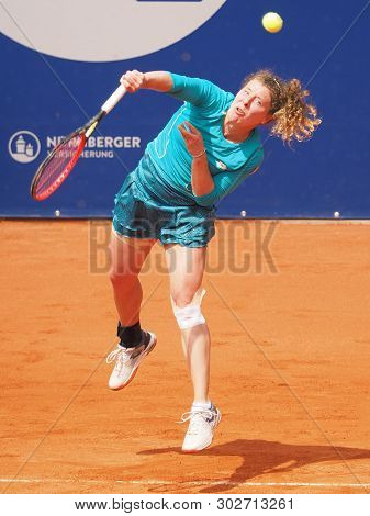 Nuremberg, Germany - May 23, 2019: German Tennis Player Anna-lean Friedsam At The Euro 250.000 Wta V