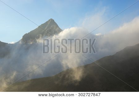 Peaks in Oza Valley, Pyrenees, Spain.