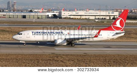 Airplane Takeoff From Airport