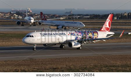 Airplane Takeoff From Airport