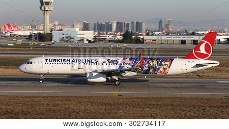 Airplane Takeoff From Airport