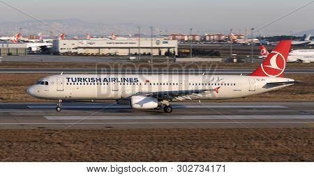 Airplane Takeoff From Airport