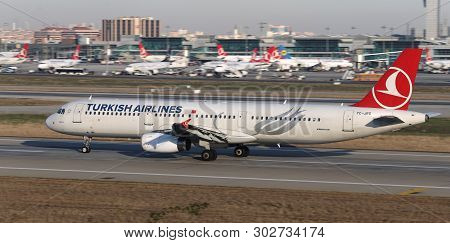Airplane Takeoff From Airport