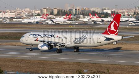 Airplane Takeoff From Airport