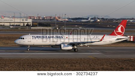 Airplane Takeoff From Airport
