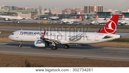 Airplane Takeoff From Airport
