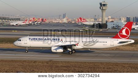 Airplane Takeoff From Airport