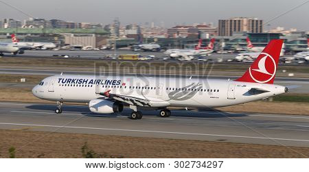 Airplane Takeoff From Airport