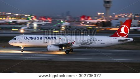 Airplane Takeoff From Airport