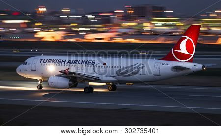 Airplane Takeoff From Airport