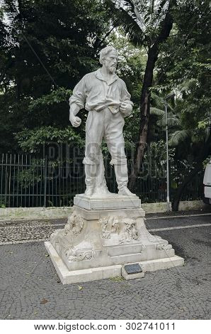 Sao Paulo Sp, Brazil - March 01, 2019: Monument To Anhanguera (bartolomeu Bueno Da Silva, Filho) At 