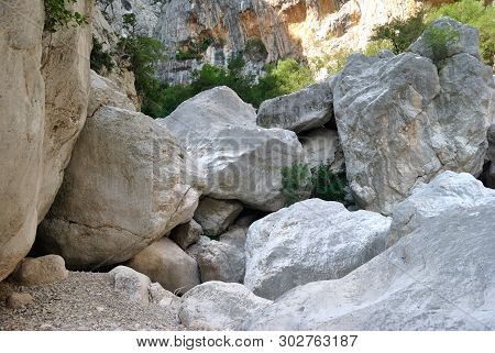 View Of The Gorropu Canyon, Supramonte Of Urzulei