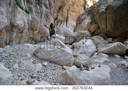 View Of The Gorropu Canyon, Supramonte Of Urzulei