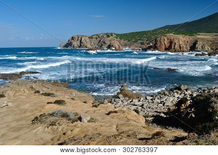 View Of Coast Of Capo Pecora, Arbus