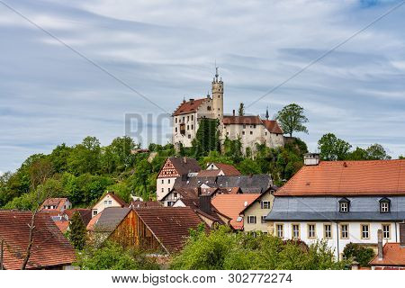 Medieval Castle Of Goessweinstein In Bavaria In Germany