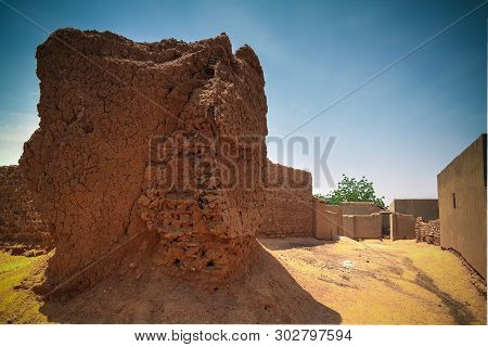 Ruins Of Ancient City Wall In Zinder, Niger