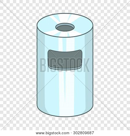 Trash Can Icon. Cartoon Illustration Of Trash Can Vector Icon For Web