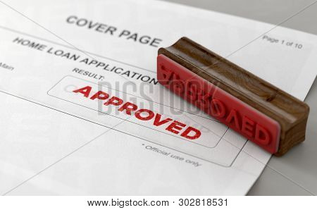 Approved Stamp And Home Loan Application Form