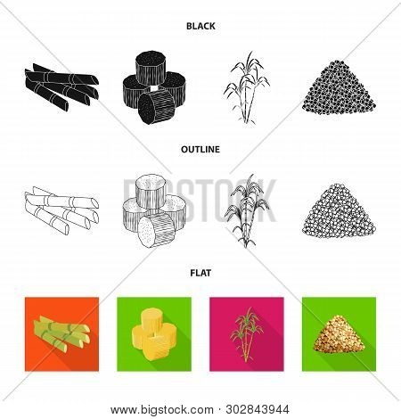 Vector Design Of Farm And Agriculture  Logo. Set Of Farm And Technology Stock Vector Illustration.
