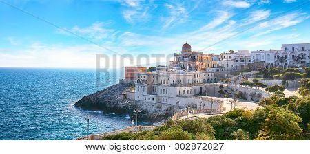 Beautiful Coastal Town In  Santa Cesarea Terme In Salento Region Of Italy. Villa Sticchi In Salento 