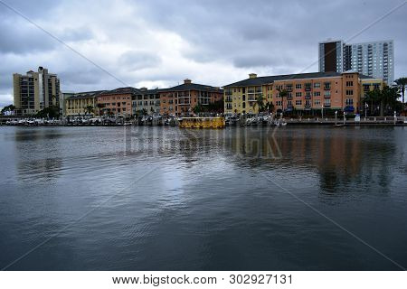 Tampa, Flordia, Usa - January 7, 2017: The Tampa Bay